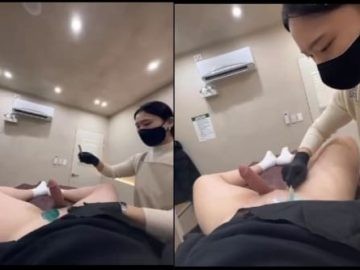 Đi tẩy lông cu mà con cu nó cứng ngắc làm em ngại
